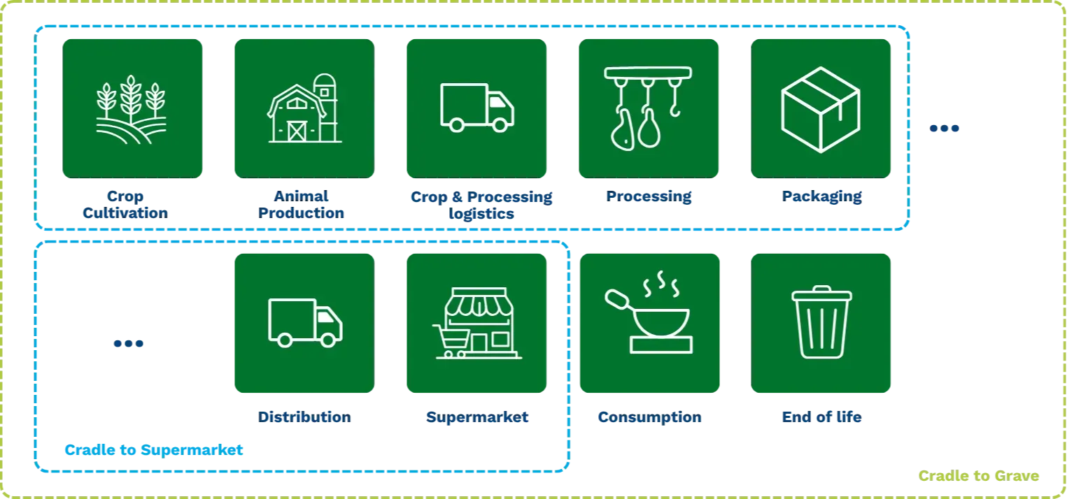 System boundaries EFF Database